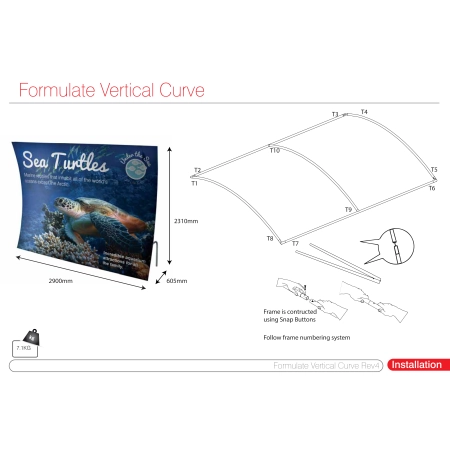 Formulate łukowy wertykalny Model FMLT-WS10
